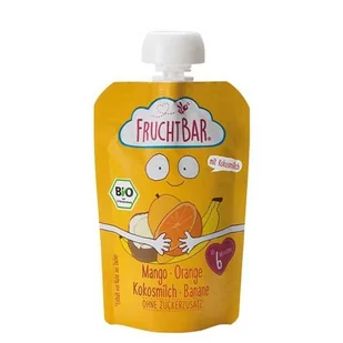 Fruchtbar Mus Mang-Pomar-Mleko Kokos-Banan 100G - Koncentraty warzywne, przeciery - miniaturka - grafika 1