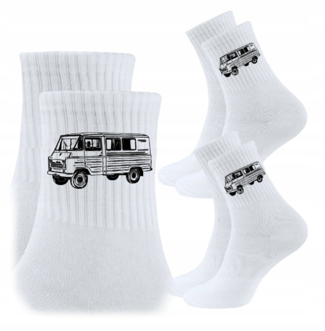 3x Skarpetki Urodziny Prezent Skarpety STARE SAMOCHODY ŻUK