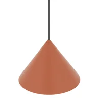 Lampy sufitowe - Lampa wisząca do salonu ZENITH 11490 stożek pomarańczowy - miniaturka - grafika 1