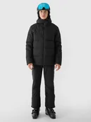 Kurtki narciarskie - Kurtka narciarska membrana 5000 męska 4F 4FWAW24TTJAM580-20S Czarny - miniaturka - grafika 1