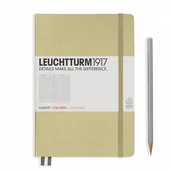 Szkolne artykuły papiernicze - Leuchtturm 1917 notatnik Medium (A5), twarda okładka, 249 stron, Sand 354593 - miniaturka - grafika 1