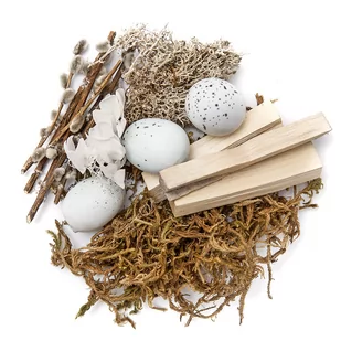 Naturalne elementy mix 30 g wielkanocny  neutralny - Zabawki kreatywne - miniaturka - grafika 1