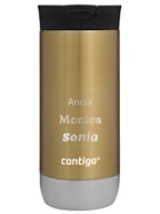 Kubki termiczne - Kubek termiczny z grawerem Contigo Huron 2.0 470ml - Złoty - miniaturka - grafika 1