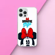 Etui i futerały do telefonów - Etui Minnie 027 Disney Nadruk pełny Biały Producent: Xiaomi, Model: REDMI 12C/ REDMI 11A - miniaturka - grafika 1