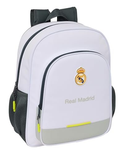 Safta Real Madrid Equiicion 25/26 plecak szkolny dla dzieci, plecak dziecięcy, możliwość dopasowania do wózka dziecięcego, idealny dla dzieci w wieku szkolnym, wygodny i wszechstronny, jakość i