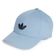 Czapki damskie - Czapka z daszkiem adidas adicolor Classic Trefoil JV7389 Błękitny - miniaturka - grafika 1