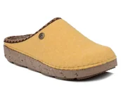 Kapcie damskie - Ciepłe kapcie damskie filcowe domowe zakryte Inblu ED-18 żółty-36 - miniaturka - grafika 1