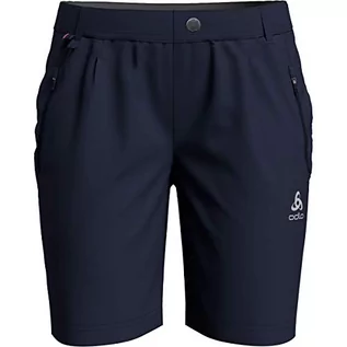 Spodenki damskie - Odlo Odlo Damskie szorty Koya Ceramicool Shorts, granatowe, 40 560031 - grafika 1