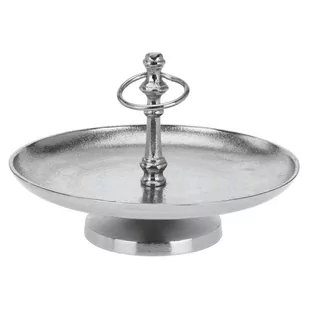 Patera z rączką srebrna 16 cm - Tace i patery - miniaturka - grafika 1