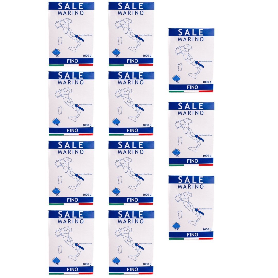 Sól morska Sale marino Fino 11 x 1kg - Piazzolla