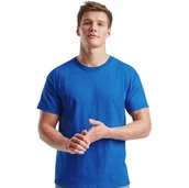 Koszulki męskie - T-shirt Koszulka Męska Bawełna 100% Fruit the Loom 610820 Niebieski M - miniaturka - grafika 1
