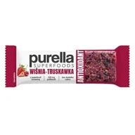 Batoniki - PURELLA Antyoksydant Baton bez cukru Wiśnia Truskawka, 40g >> 0zł za wysyłkę przy zakupach od 149 zł << - miniaturka - grafika 1