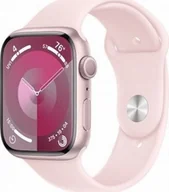 Smartwatch - APPLE Watch 9 GPS 45mm Aluminium Sport S/M Różowy - miniaturka - grafika 1