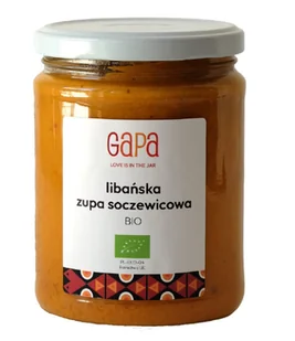 ZUPA Z SOCZEWICĄ LIBAŃSKA BIO 450 g - GAPA - Zupy w płynie - miniaturka - grafika 1
