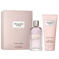 Zestawy kosmetyków damskich - SET ABERCROMBIE&FITCH First Instinct Woman EDP spray 100ml + BODY LOTION 200ml - miniaturka - grafika 1