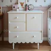 Komody dla dzieci - Komoda biała mała babushka - miniaturka - grafika 1