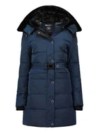 Kurtki damskie - Geographical Norway Płaszcz pikowany "Bettino" w kolorze granatowym - miniaturka - grafika 1