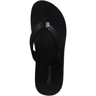 Klapki damskie Kappa Pahoa czarne 242668 1111 - Klapki i japonki damskie - miniaturka - grafika 1
