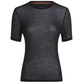 Koszulki sportowe damskie - Koszulka damska Icebreaker W Mer 75 Cool-Lite Featherlight SS Crewe Rozmiar: M / Kolor: czarny - miniaturka - grafika 1