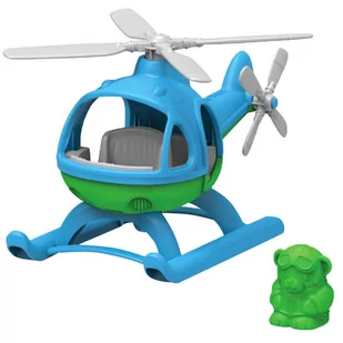 Bigjigs Toys Helikopter niebieski - Samoloty i helikoptery - miniaturka - grafika 1