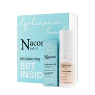 Zestawy kosmetyków damskich - NACOMI Next Lvl Moisturizing Zestaw: Mleczny tonik do twarzy 100ml + Serum kwas hialuronowy 10% 30 ml - miniaturka - grafika 1