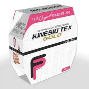 Kinesio, Taśma Tex Gold FP 5cm x 31,5m, różowy - Akcesoria do rehabilitacji - miniaturka - grafika 1