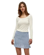 Koszulki i topy damskie - DESIRES Damska koszulka Giselle Long Sleeve Slim Tee, Gardenia., S - miniaturka - grafika 1