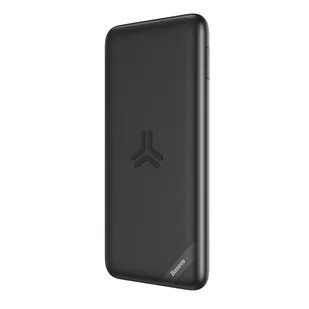 Baseus S10 power bank 10000mAh 18W bezprzewodowa ładowarka Qi 10W USB / USB Typ C PowerDelivery QC3.0 czarny (PPS10-01) - Ładowarki do telefonów - miniaturka - grafika 6