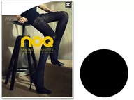 Rajstopy - Kryjące Wzorzyste Rajstopy W Kratę Jak Kabaretki Nero 2 - miniaturka - grafika 1