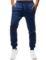 Spodnie męskie - Spodnie męskie dresowe niebieskie Dstreet UX2709 - miniaturka - grafika 1