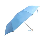 Parasole - DON ALGODON Damski składany parasol – odporny na wiatr, kompaktowy, z automatycznym otwieraniem i zamykaniem – stylowe wzornictwo w podróży, niebieski - miniaturka - grafika 1