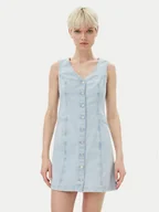 Sukienki - Levi's® Sukienka jeansowa Vianna Vest 001WL-0000 Błękitny Regular Fit - miniaturka - grafika 1