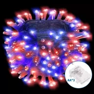 Oświetlenie świąteczne - Lampki choinkowe Aigostar Lampki choinkowe 50led na 3 baterie AA czerwono-niebieskie Lampki choinkowe 50led na 3 baterie AA czerwono-niebieskie - miniaturka - grafika 1
