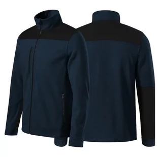 polar granatowy unisex z haftem nadrukiem logo firmy 360g 530 kolor 02 polar podstawowy - Moda i Uroda OUTLET - miniaturka - grafika 1