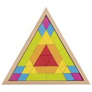 Zabawki kreatywne - Goki Układanka mozaika trójkąt 58590 - miniaturka - grafika 1