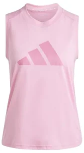 adidas Kobiety Train Essentials Big Performance Logo Training Tank Top, bliss pink/pink fusion, M - Koszulki i topy damskie - miniaturka - grafika 1
