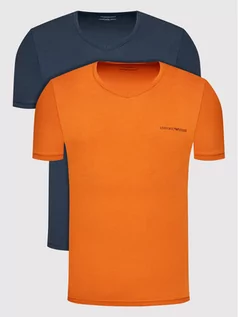 Koszulki męskie - Emporio Armani Underwear Komplet 2 t-shirtów 111849 2R717 03563 Kolorowy Regular Fit - grafika 1