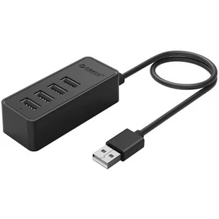 ORICO HUB USB 2.0, 4X USB-A, AKTYWNY, OTG W5P-U2-030-BK-BP - Huby USB - miniaturka - grafika 1