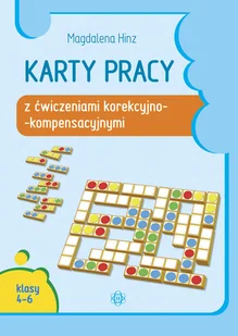Karty pracy z ćwiczeniami korekcyjno-kompensacyjnymi 4-6 Magdalena Hinz - Książki edukacyjne - miniaturka - grafika 1