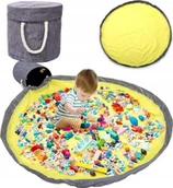 Pojemniki na zabawki - Pojemnik Organizer Pudełko Na Zabawki Matą Zabawy - miniaturka - grafika 1