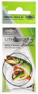 MIKADO Przypon Wolframowy 35cm 15kg 2szt Szczupak - Inne akcesoria dla wędkarzy - miniaturka - grafika 1