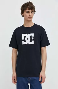 DC t-shirt bawełniany Star męski kolor granatowy z nadrukiem ADYZT05373 - Koszulki męskie - miniaturka - grafika 1