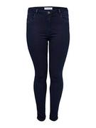 Spodnie damskie - Only Carmakoma NOS Caraugusta Hw Skinny Bb Dbd Noos jeansy damskie - miniaturka - grafika 1
