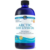 Witaminy i minerały dla sportowców - NORDIC NATURALS NORDIC NATURALS Arctic Cod Liver Oil 473ml - miniaturka - grafika 1