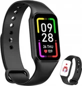 Smartwatch - IOWODO SMARTWATCH ZEGAREK ANDROID IOS 1,5" CZARNY - miniaturka - grafika 1