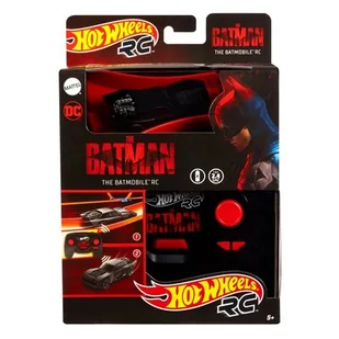 Mattel Samochód zdalnie sterowany Hot Wheels Batman Batmobil HBL43 - Zabawki zdalnie sterowane - miniaturka - grafika 1