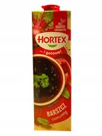 Zupy w płynie - Barszcz czerwony Hortex w kartonie 1 litr - miniaturka - grafika 1
