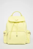 Plecaki - Guess plecak damski kolor żółty mały gładki - miniaturka - grafika 1