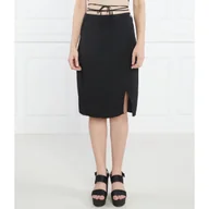 Spódnice - CALVIN KLEIN JEANS Spódnica TIE DETAIL - miniaturka - grafika 1