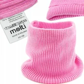 Apaszki i szaliki damskie - Komin damski zimowy ciepły na zimę modny WEŁNA MERINO klasyczny polski - miniaturka - grafika 1